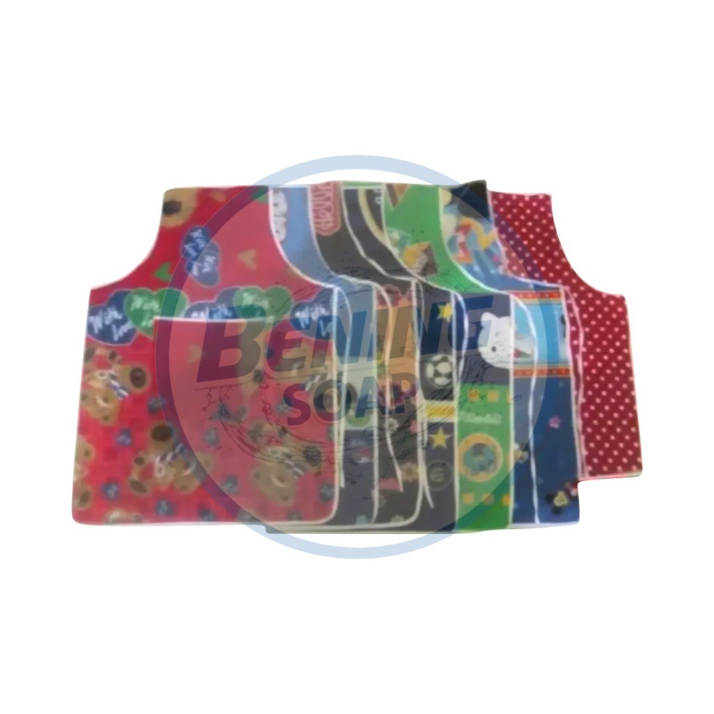 CELEMEK MASAK DAPUR WATERPROOF BAHAN  KAIN KATUN MOTIF KARTUN