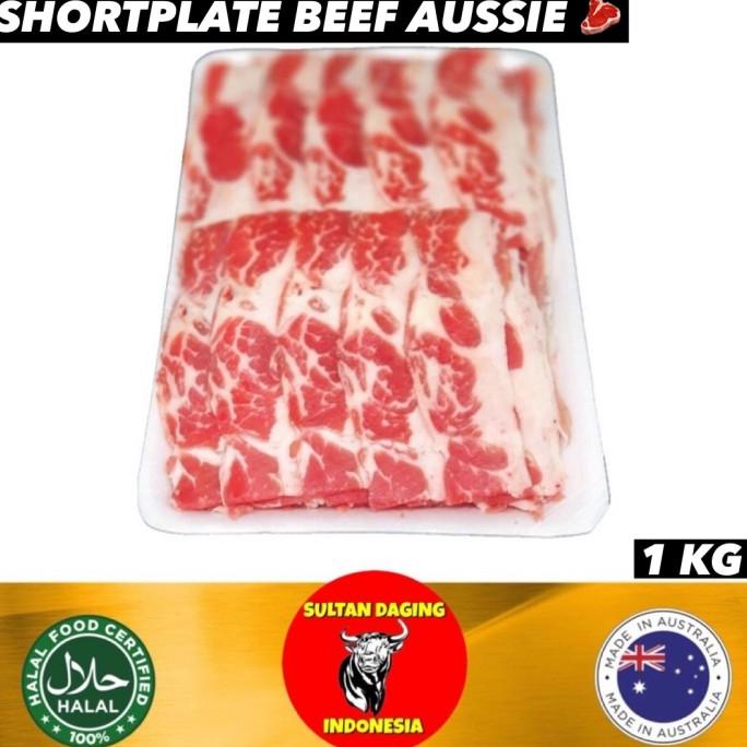 

DAGING SAPI BEEF SLICE SHORTPLATE 1 KG IMPORT DARI AUSTRALIA YOSHINOYA FSDGDF252