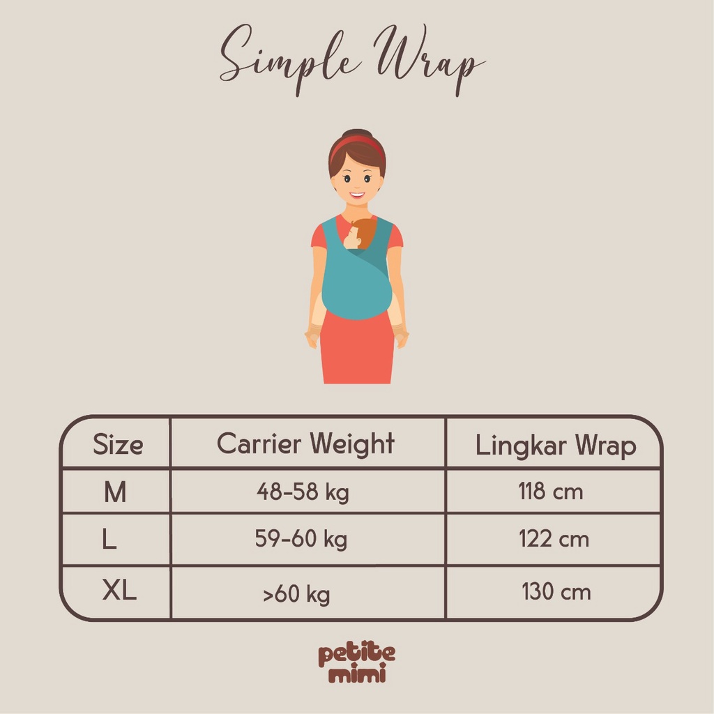 PETITE MIMI SIMPLE WRAP
