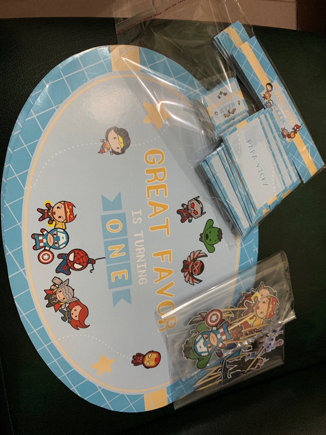 Cupcake Topper Custom - Toothpicks