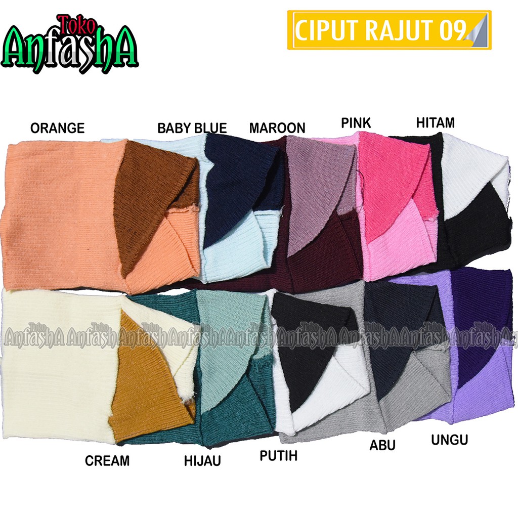 CIPUT SILANG RAJUT 09 =CIPUT RAJUT ANTI PUSING ORY BY Toko Anfasha