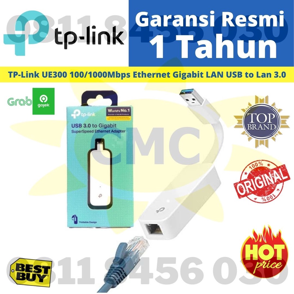 Tp-Link UE300 USB 3.0 to Gigabit Ethernet Network Adapter