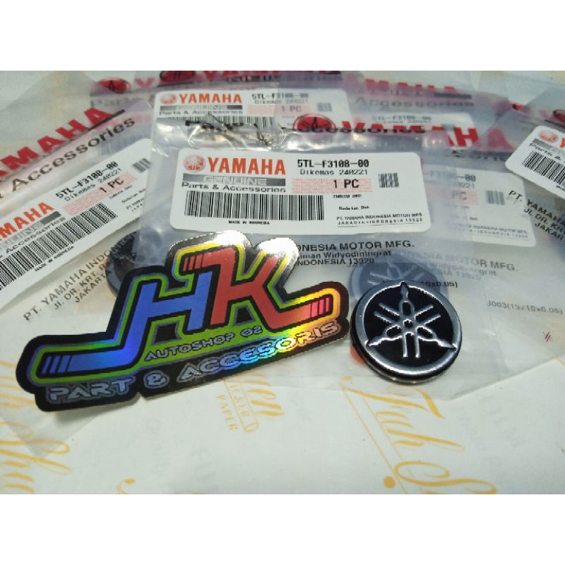 emblem tameng depan mio smile mio sporty emblem garputala mio sporty mio smile original