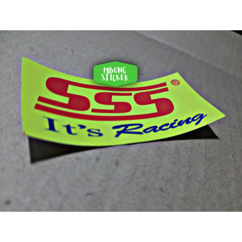 Sticker Aesthetic stiker pemanis bijian SSS Its Racing