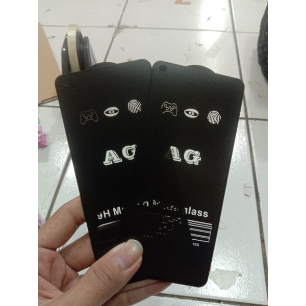 temper glass matte glass Anti gores kaca full lem full layar mi cc9 m11i mi 10i mi10lite m10tlite mi