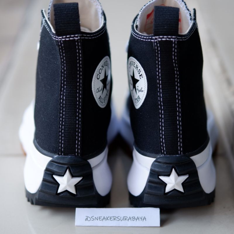 Converse Run Star Hike Hi Black White