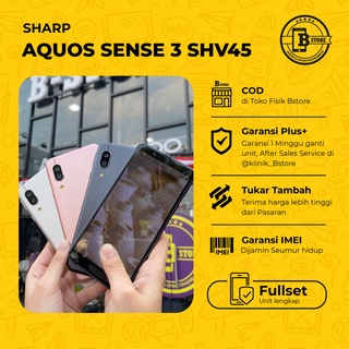 Sharp Aquos Sense 3 SHV45 AU - 64GB 4GB - BATANGAN - 64 GB - COD TGR