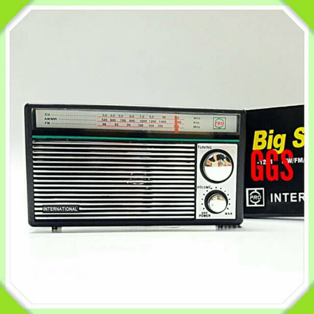 RADIO JADUL INTERNASIONAL F 1211 - FM AM SW - PORTABLE LEGEND BIGSOUND AC & DCj