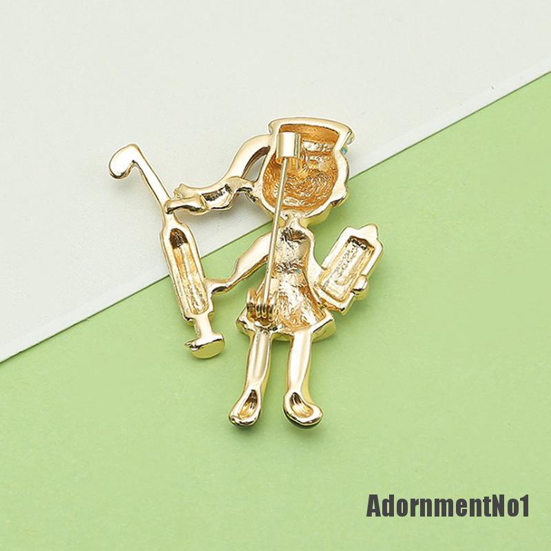 (Adornmentno1) Bros Pin Enamel Desain Kartun Dokter / Perawat