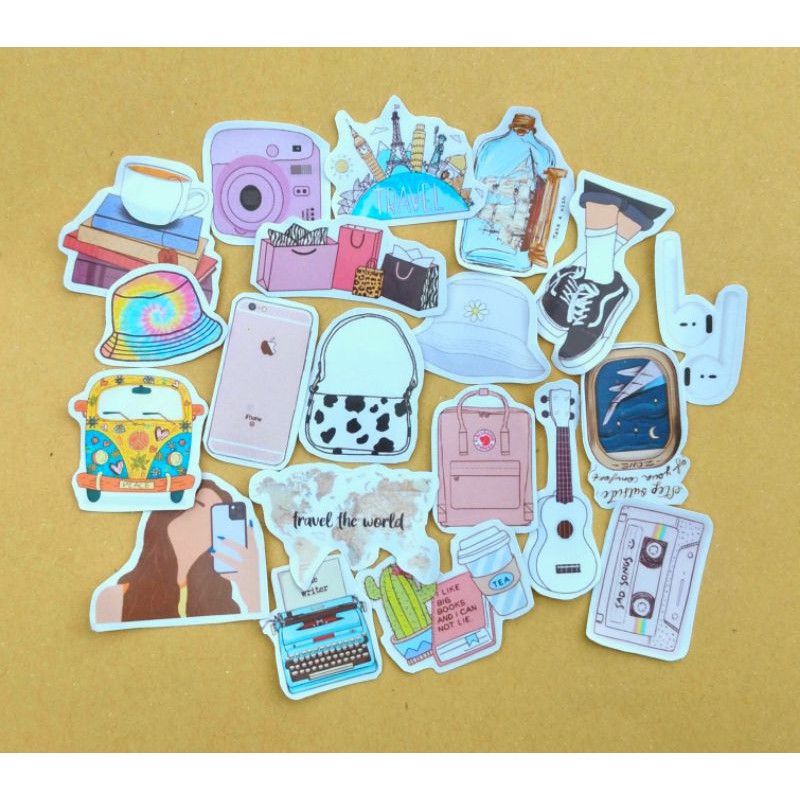 Jual Sticker Aesthetic Sticker Aesthetic Ecer Murah Sticker Hp Laptop Indonesia Shopee Indonesia