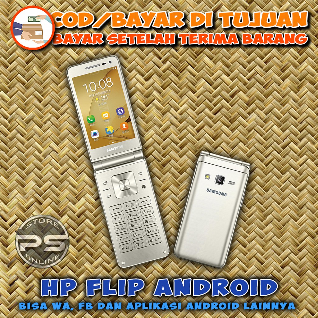 Samsung G1600 Galaxy Folder - Lipat Android - Jaringan 4G - super mewah