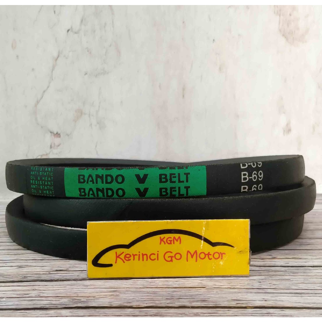 BANDO VAN BELT B-69 V BELT TALI KIPAS B69 FAN BELT VANBELT POLOS B-69