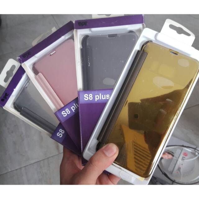 Clear view cover s8plus
