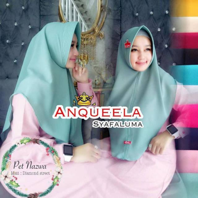 Jilbab hijab pet nazwa ori Anqueela hijab