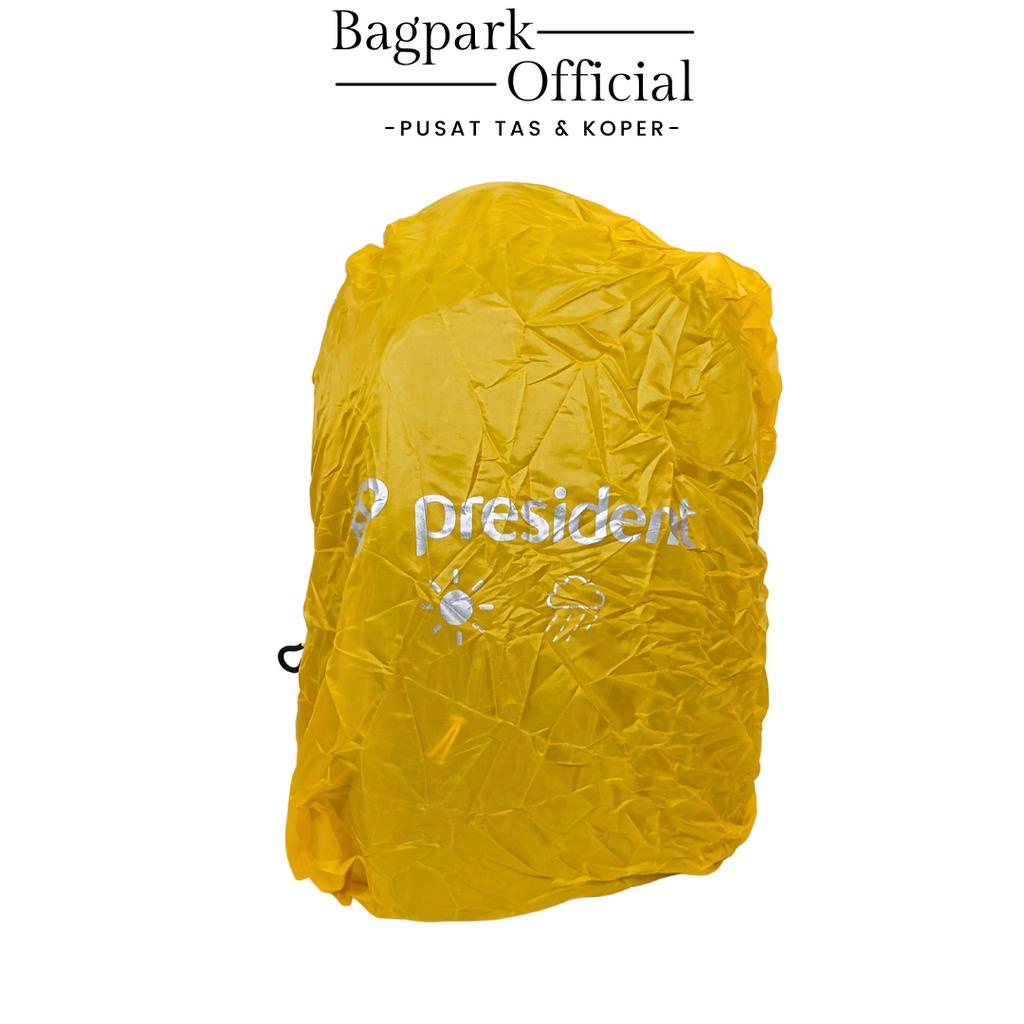 Tas Ransel Pria President Backpack Laptop Waterproof Tas Kerja Pria Tas Anak Sekolah Cowok Tas Kuliah Motif Polos Ransel Laptop President Simple Usb Sport Free Rain Cover