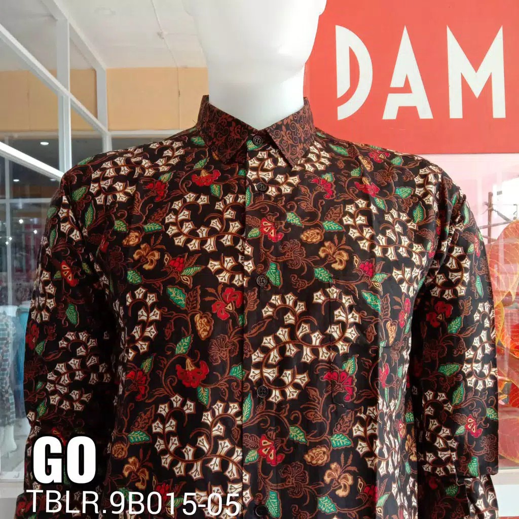 bb DAMOR (CRESSIDA) KEMEJA BATIK LENGAN PANJANG PRIA REGULER Baju Batik Cowok