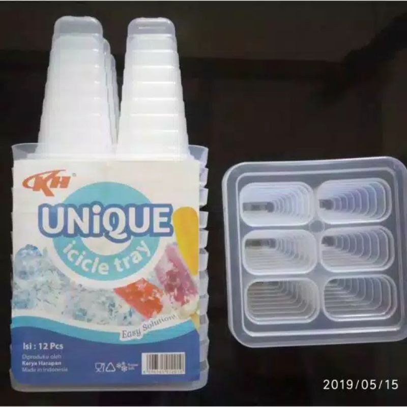 CETAKAN JELLY UNIQUE PLASTIK 6 SEKAT