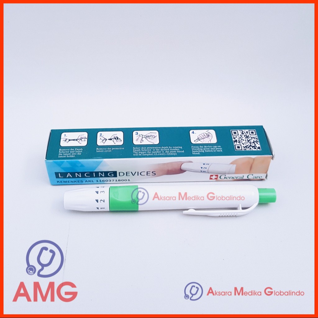 LANCING DEVICE GENERAL CARE PEN LANCET AUTOCLICK