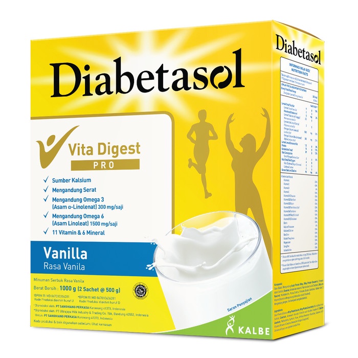 

Ee51 Diabetasol 1000 Gr / Diabetasol 1000Gr/Diabetasol 1 Kg/Vanilla, Coklat - Coklat 6Gggddv