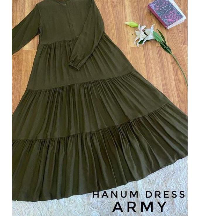 Oke Price.. hanum dress/dress polos/home dress/dress rayon/gamis polos/gamis busui/COD