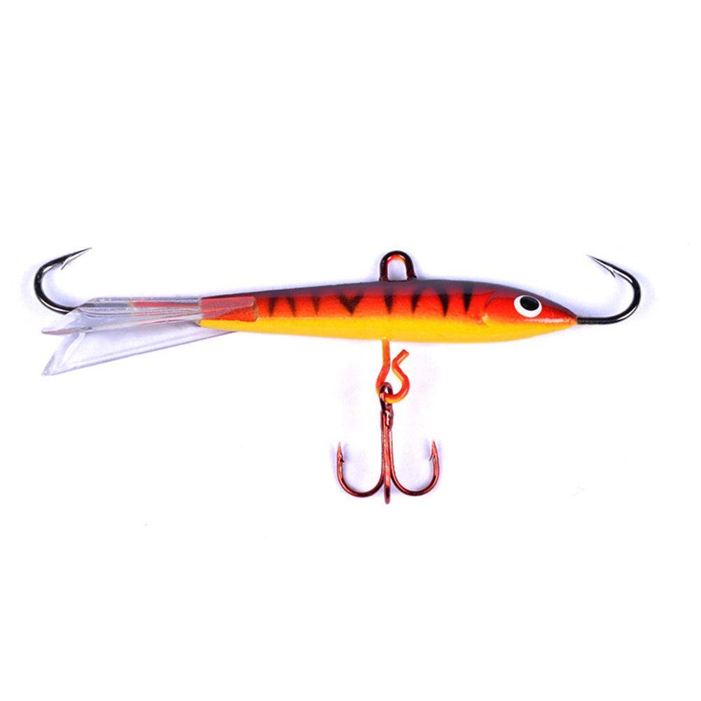 Top Fishing Lure Umpan Pancing 83mm/18g Umpan Jig Musim Dingin Luya Aksesoris Mengapung Swimbait