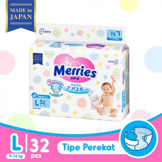 Merries Premium Tape L32 Popok Perekat L 32