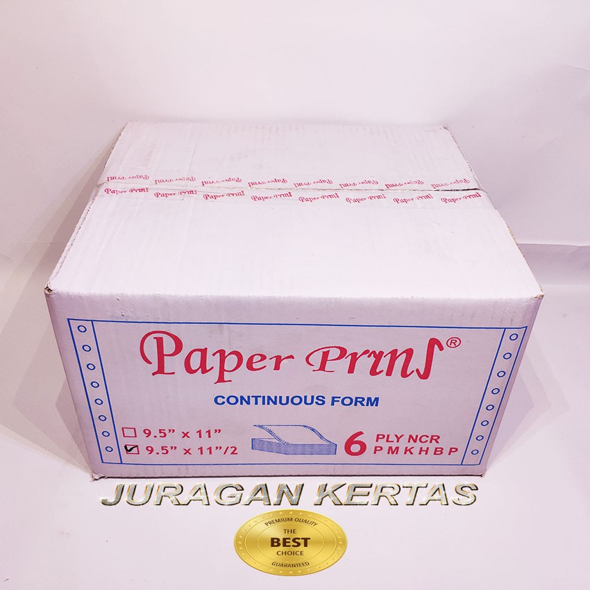 

CONTINUOUS FORM 9.5 X 11/2 6PLY PAPERPRYRNS PRS - BAGI 2