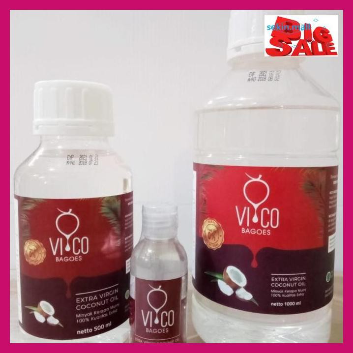 

R6Eruy5- Vco Vico Bagoes Virgin Coconut Oil 1000Ml / Minyak Kelapa / Vco Oil R5We46-