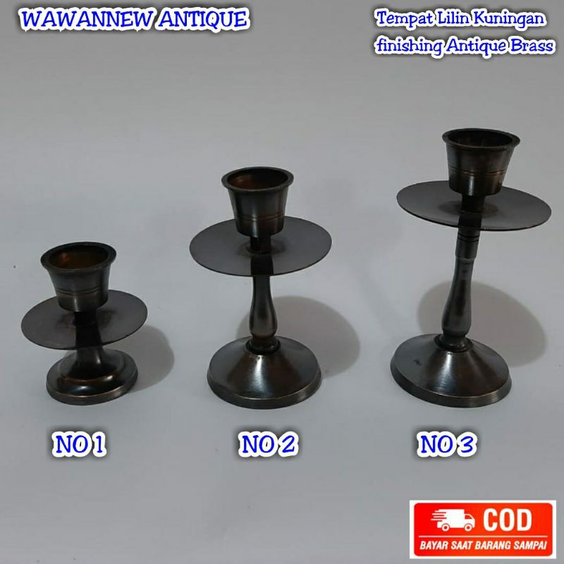 TERMURAH Tempat Lilin Polos Aromaterapi Kuningan Antik Murah / Candle Holder