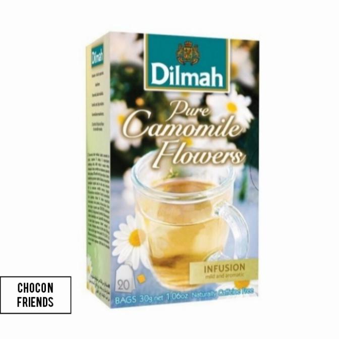 

[ COD ] Teh Dilmah No Envelope 20 sachet Chamomile HEMAT Kode 513