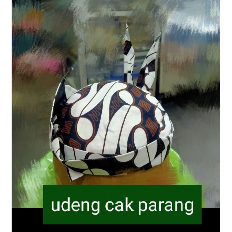 blangkon surabaya udeng Suroboyo udeng cak khas Surabaya blangkon cak dan ning S T O C K  S E L A L 
