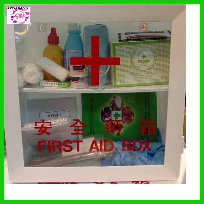 

BOTATEMPAT- FIRST AID BOX KOTAK P3K MASPION ( S ) BOX P 3 K + ISI TYPE A LENGKAP -ASLI.