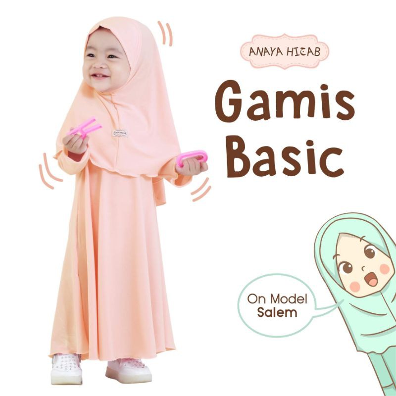 Gamis Bayi (4 bulan - 1 th) Gamis Basic Anaya Hijab