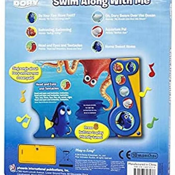Sound Book - Disney Finding Dory Swim Along With Me - 6 Buttons Sounds