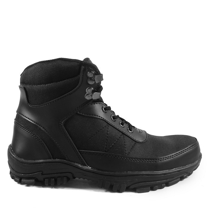 MS SHOP - COD BOS - Sepatu Pria Walkers Hyuga Hitam Tinggi Boots Safety Laki Hiking Gunung Trakking