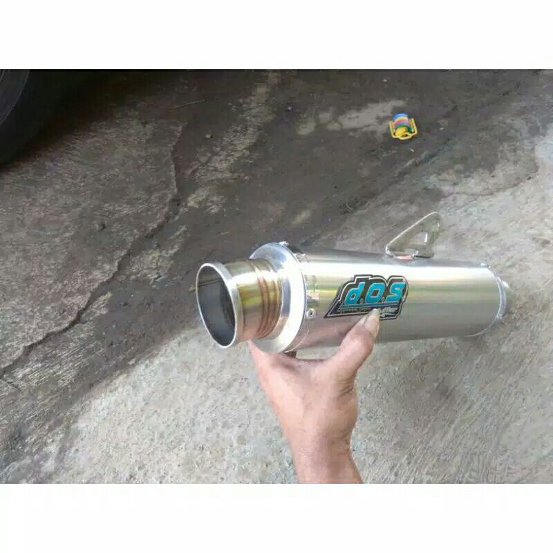 silencer knalpot DOS silencer knalpot racing inlet 50mm