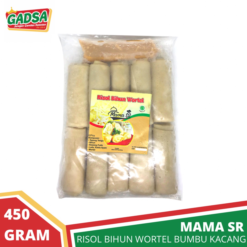 

Risol isi Bihun Wortel Bumbu Kacang