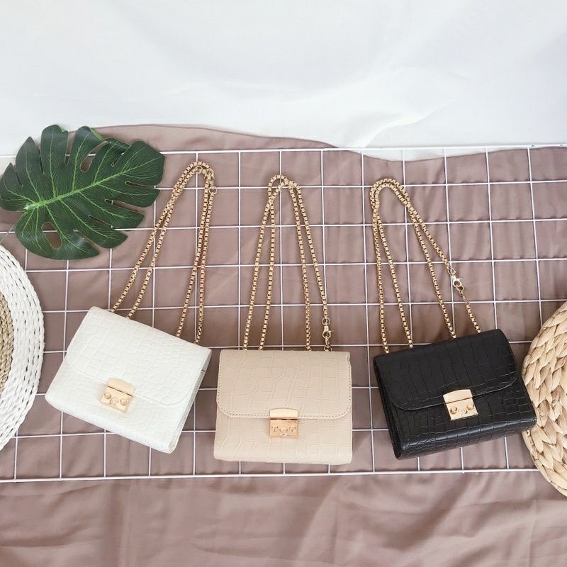 Tas Selempang Malvia Bag/Tas Wanita CK Croco-4