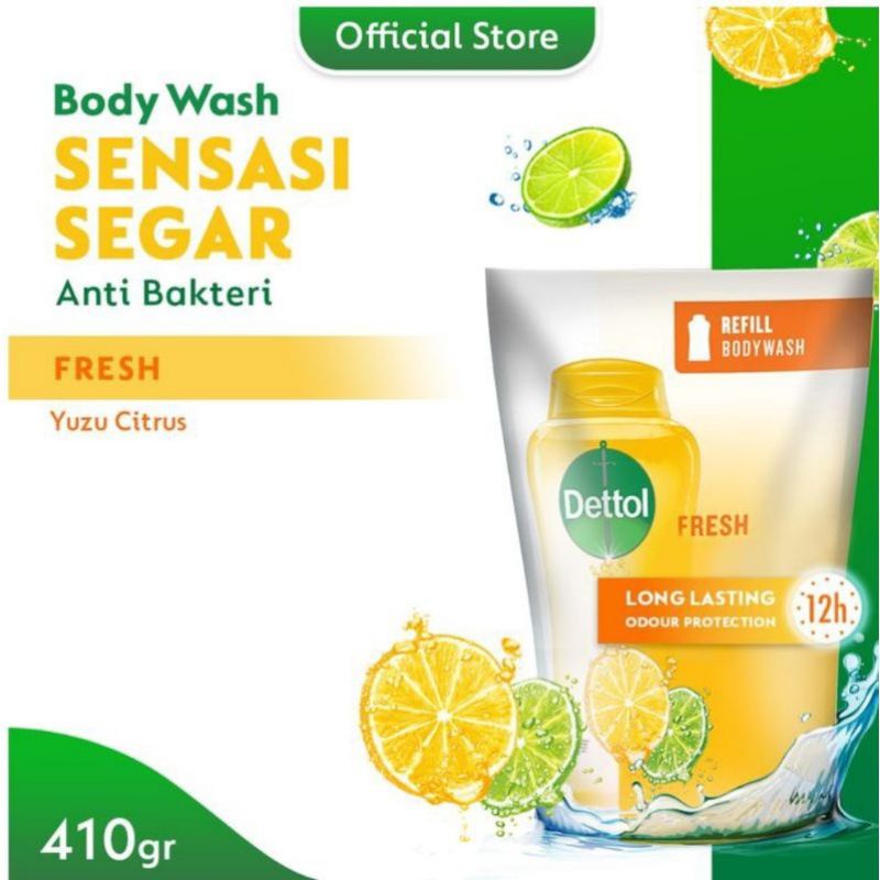 dettol  sabun mandi cair 410 ml