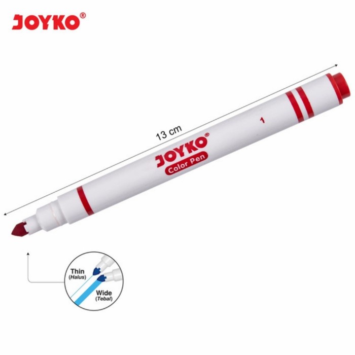 

Terlaris Joyko Color Pen Clp-05 (24 Warna) - Spidol Mewarnai Promo