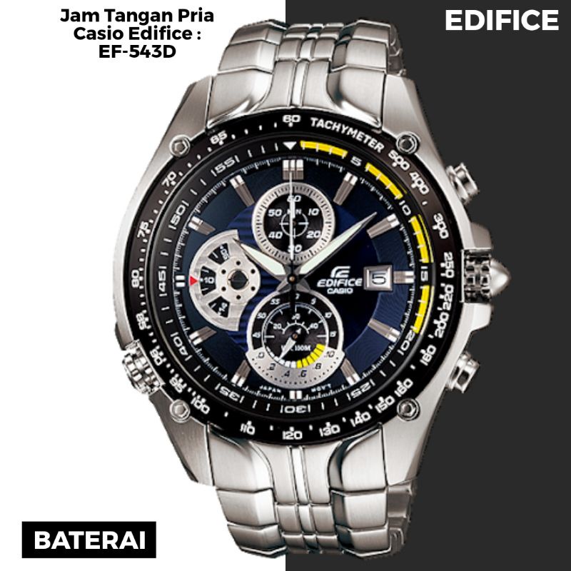 Jam Tangan Pria Casio Edifice : EF-543D