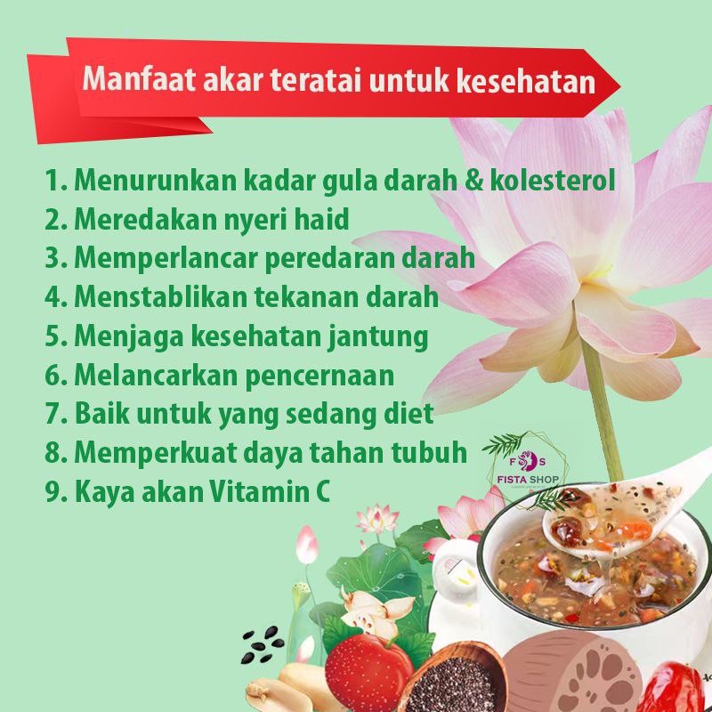 LOTUS ROOT POWDER OUFEN HALAL BUBUK AKAR TERATAI Sachet fistashop