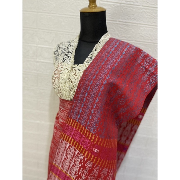 songket tenun tarutung motif piala kosong