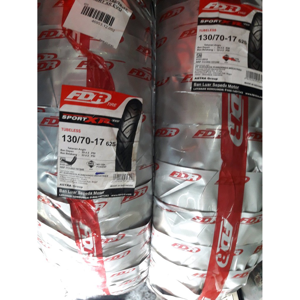 Ban FDR Evo Tubeless 130 70-17