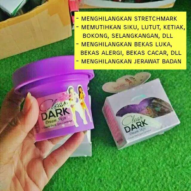 CLEAR DARK CHOMNITA / PEMUTIH SELANGKANGAN / BOKONG/KETIAK/PENGHILANG BEKAS LUKA/STRECHMARK