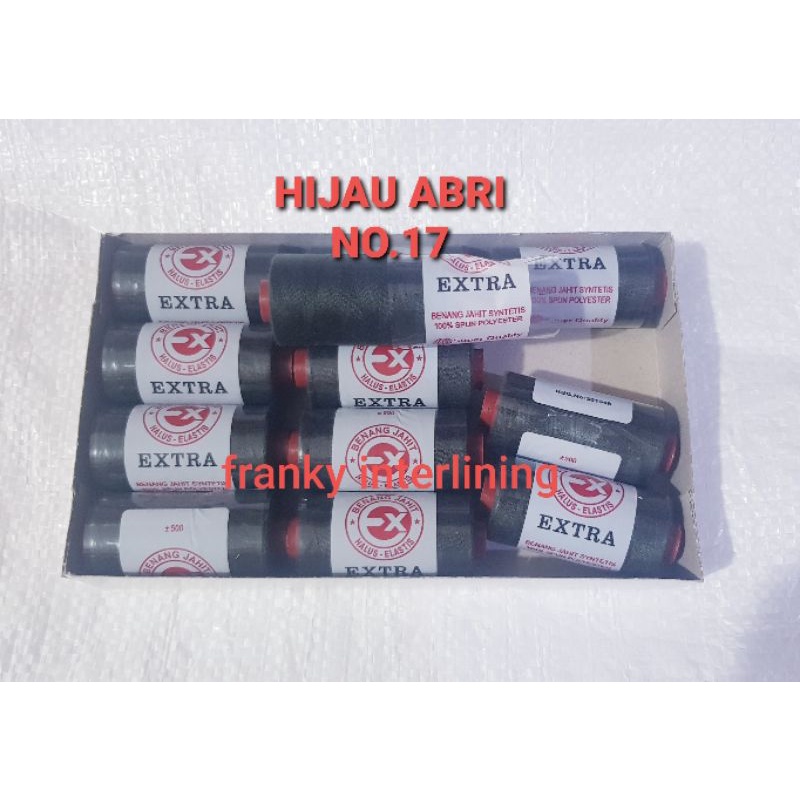 BENANG JAHIT EXTRA HALUS ELASTIS HARGA PER LUSIN