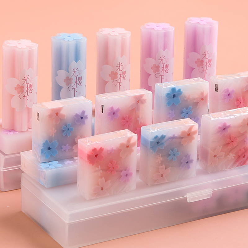 Deli 4b Penghapus Kreatif Bentuk Bunga Sakura