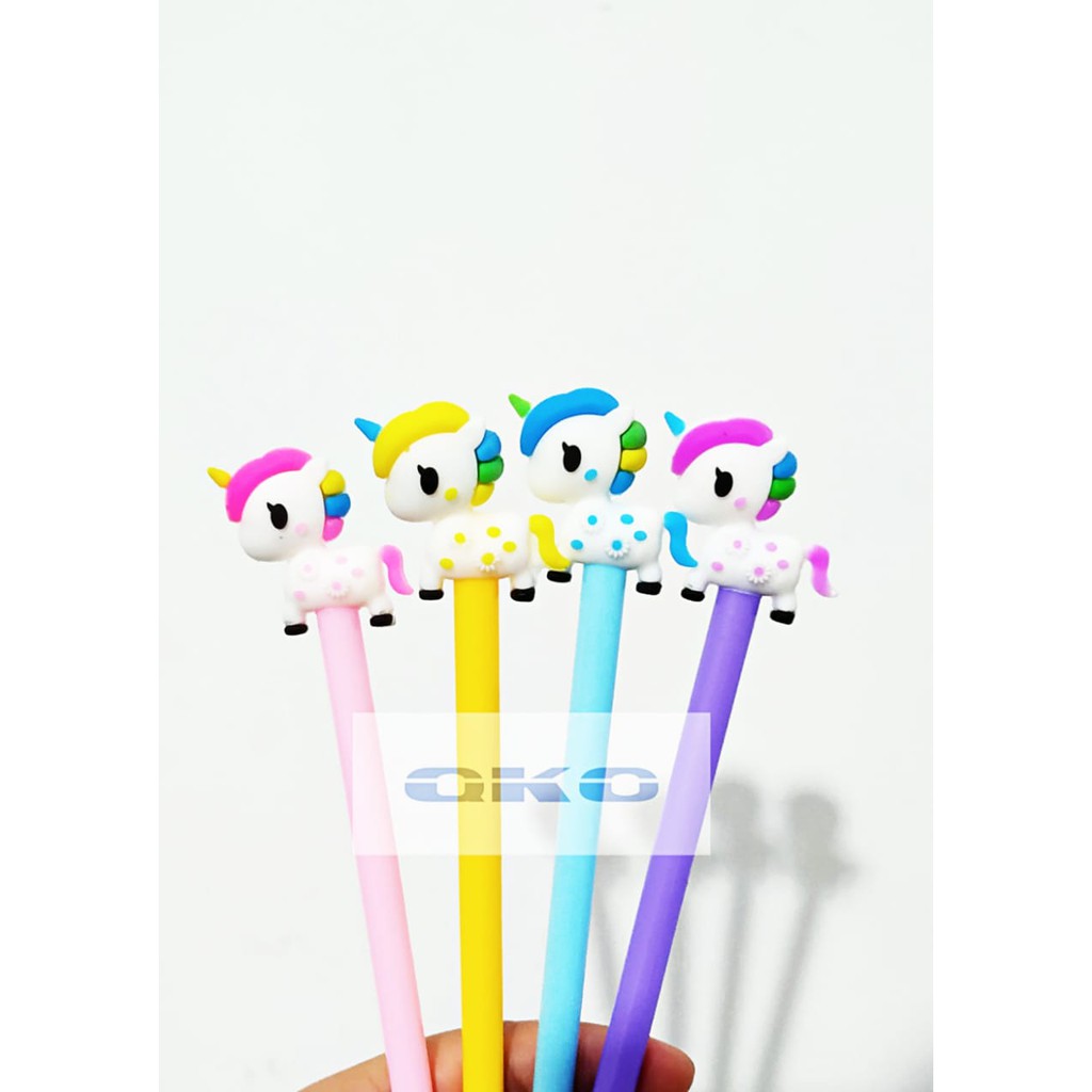 

Pen Gel Bentuk Kuda Motif Bunga 1535 1Pcs