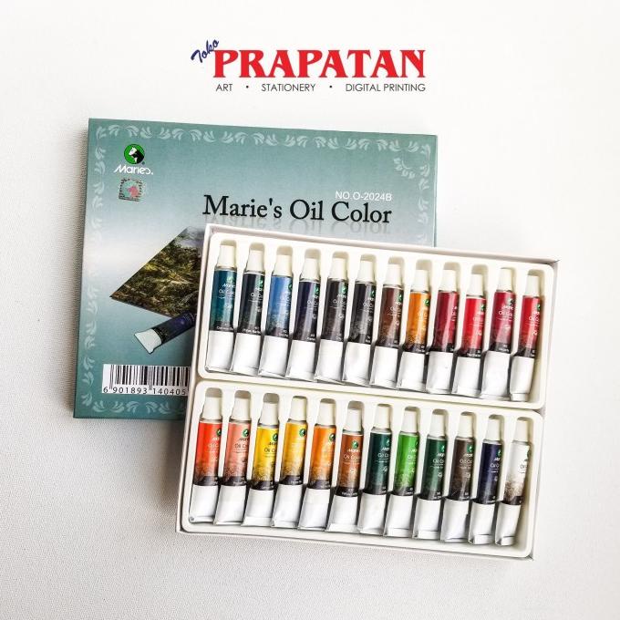 

TERMURAH Maries Oil Colour set (24x12ml) / Cat Minyak Maries set/CAT AKRILIK SET/CAT AKRILIK SET 24 WARNA/CAT AKRILIK PASTEL/CAT AIR/CAT AIR LUKIS SET/CAT AIR GIOTTO/KUAS LUKIS 1 SET/KUAS LUKIS KECIL/KUAS LUKIS LENGKAP/KANVAS LUKIS/KANVAS LUKIS
