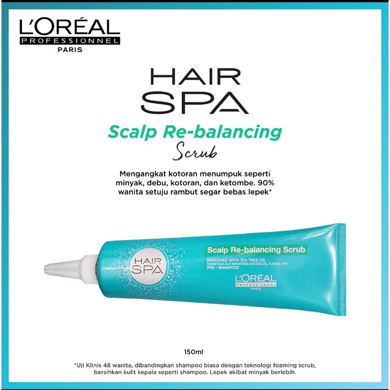 Loreal scalp Re-balancing Scrub/hair spa ice scrub 150ml